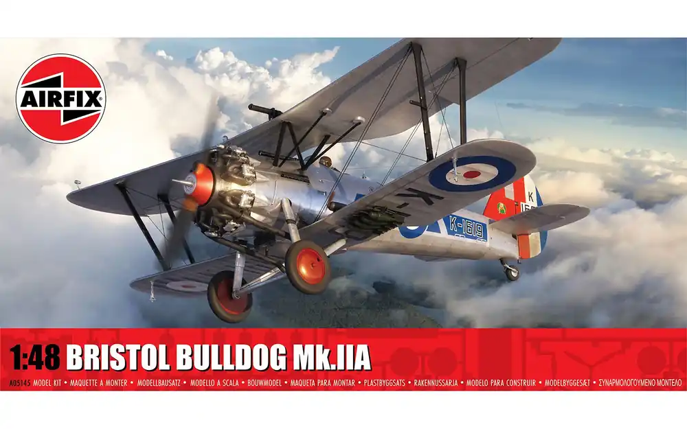 Bestel Nu 1 48 Airfix 05145 Bristol Bulldog Mk.IIA - Brits Propellervliegtuig Plastic Modelbouwpakket