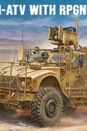 1 35 Rye Field Model 5145 M1240A1 M-ATV met RPGNET System - Amerikaans Gepantserd Voertuig Plastic Modelbouwpakket Gereduceerde Prijs