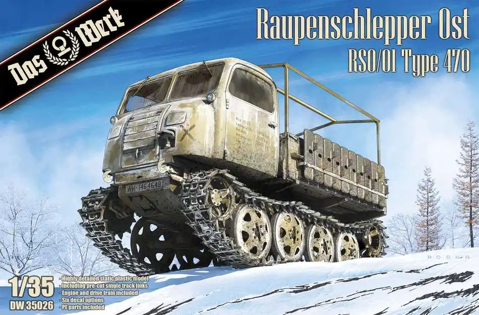 1 35 Das Werk 35026 Raupenschlepper Ost - RSO/OI Type 470 Plastic Modelbouwpakket Koop Online