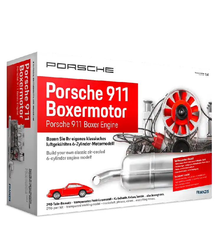Finale Uitverkoop 1 4 Franzis 67140 Porsche 911 Model Engine Kit Plastic Modelbouwpakket