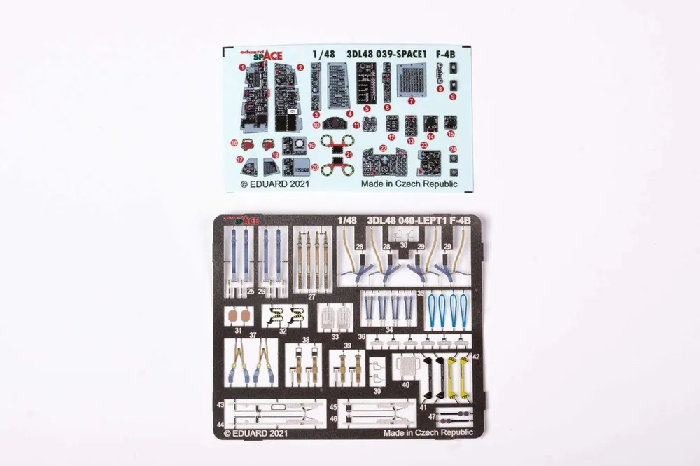 Shop Nu 1 48 Eduard 3DL48040 Accessoires F-4B Space for Tamiya Photo-etch