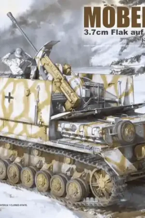 1 35 Border Model BT007 Mobelwagen 3.7cm Flak auf Fgst. Pz.Kpfw. IV (Sf) Plastic Modelbouwpakket Uitverkoop