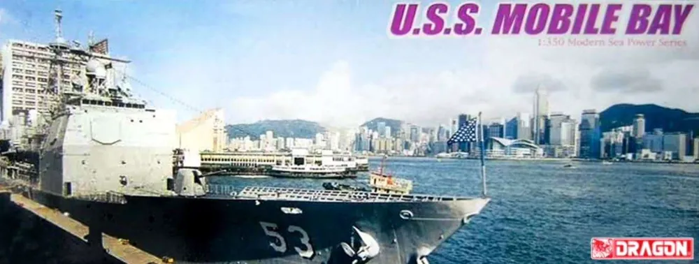 1 350 Dragon 1013 USS Mobile Bay Ticonderoga Class Cruiser Plastic Modelbouwpakket Beste Prijs