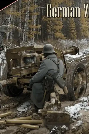 1 35 Das Werk 35027 German 7,5cm Pak40 w/4 figures Plastic Modelbouwpakket Speciale Aanbieding