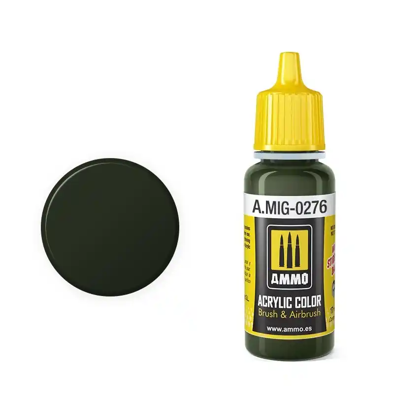 Must-Have AMMO MIG 0276 Verde Oliva Scuro 2 - Acryl - 17ml Verf flesje