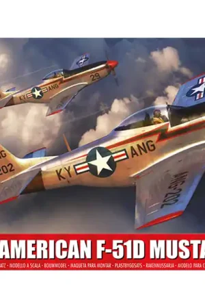 Voordeelprijs 1 72 Airfix 02047A North American F-51D Mustang Plastic Modelbouwpakket