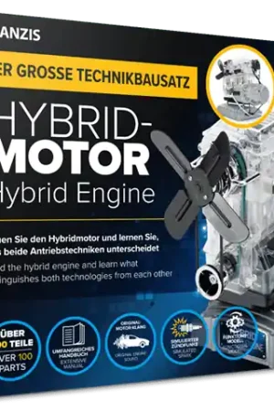 1 3 Franzis 67157-8 Hybrid Engine Kit Plastic Modelbouwpakket Uitverkoop