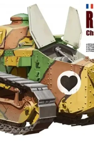 1 16 Takom 1001 French Light Tank Renault FT - Char Canon/Girod Turret Plastic Modelbouwpakket Finale Uitverkoop