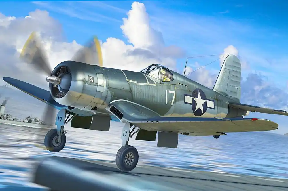 1 48 HobbyBoss 80383 F4U-1A Corsair Plane Plastic Modelbouwpakket Speciale Aanbieding