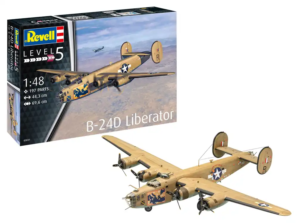 Veilige Betaling 1 48 Revell 03831 B-24D Liberator Plane Plastic Modelbouwpakket