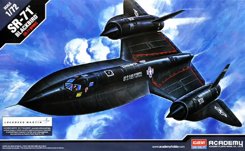 1 72 Academy 12448 Lockheed SR-71 Blackbird - Limited Edition Plastic Modelbouwpakket Koop Online