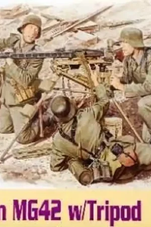 Voordeelprijs 1 6 Dragon 75017 German MG42 w/Tripod Plastic Modelbouwpakket