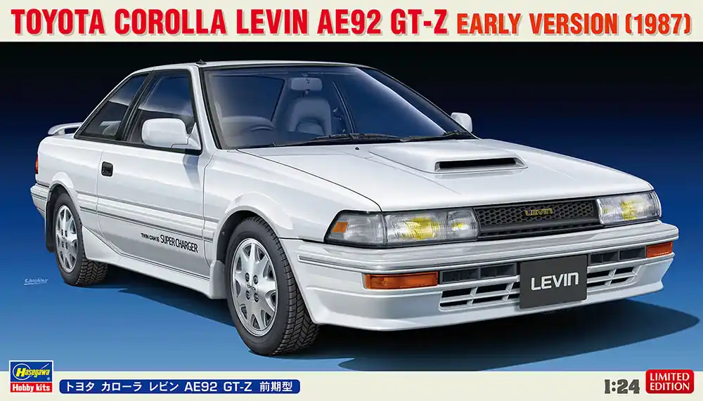 Beperkte Voorraad 1 24 Hasegawa 20596 Toyota Corolla Levin AE92 GT-Z Early Version Plastic Modelbouwpakket