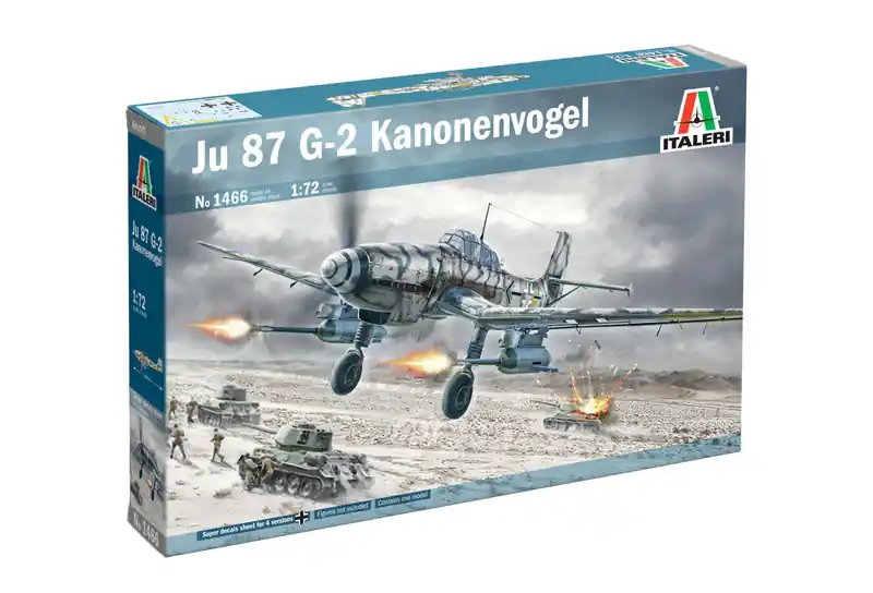 1 72 Italeri 1466 Ju 87 G-2 Kanonenvogel Plastic Modelbouwpakket Goedkoop