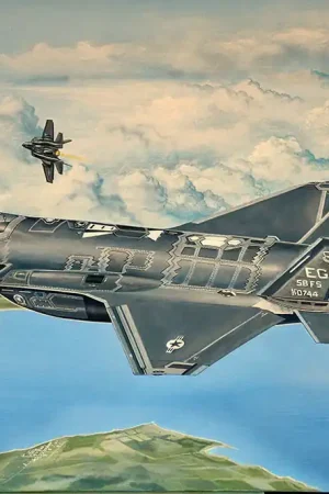 1 32 Trumpeter 03231 F-35A Lightning II Plane Plastic Modelbouwpakket Koopje