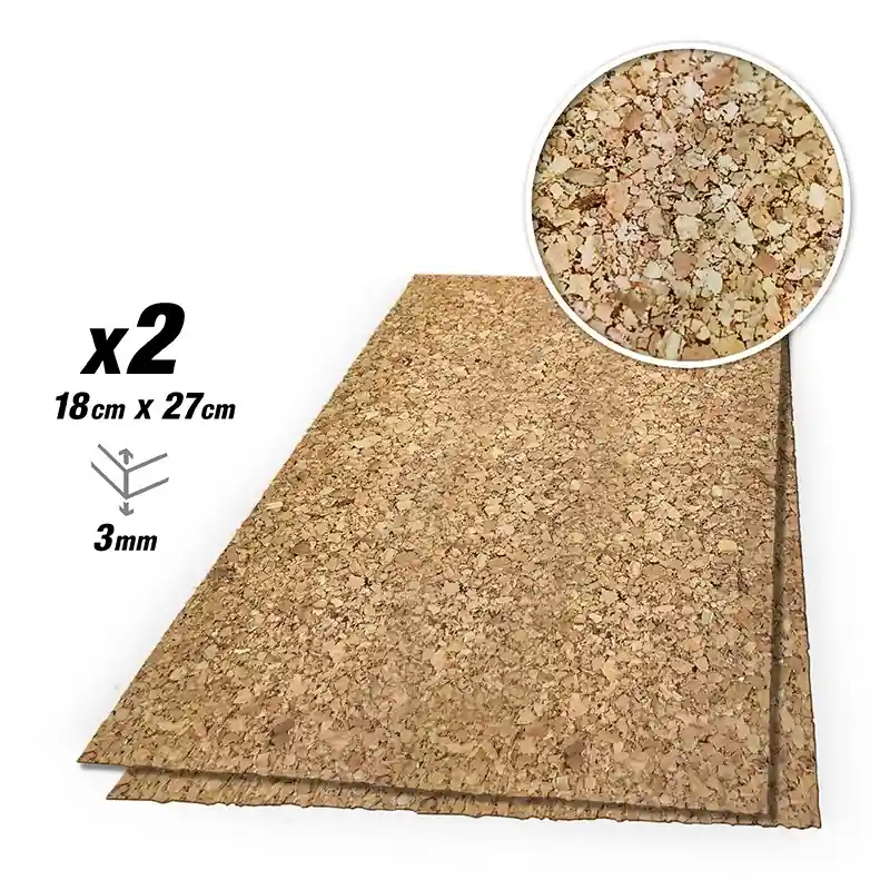 Beperkte Voorraad AMMO MIG 8843 Create Cork - Thick Grain - 3mm -2x Kurk