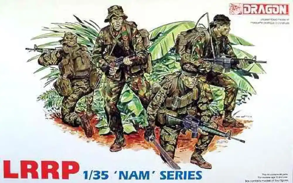 1 35 Dragon 3303 LRRP - Figures - Nam Series Plastic Modelbouwpakket Bestseller