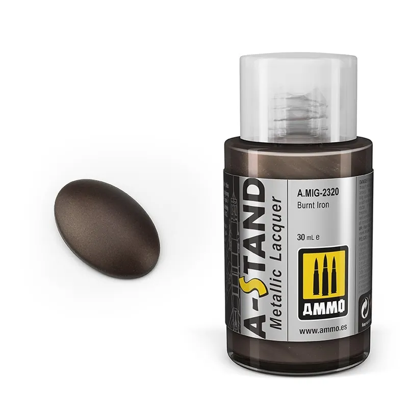 Weekendaanbieding AMMO MIG 2320 A-Stand Burnt Iron - Metallic - 30ml Verf flesje