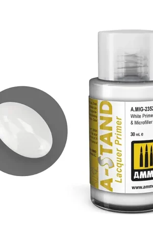 Tijdelijk Beschikbaar AMMO MIG 2356 A-Stand White Gloss Primer - 30ml Verf flesje