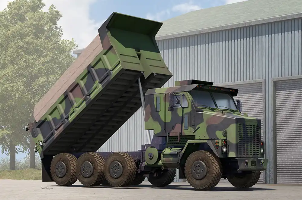 1 35 HobbyBoss 85526 M1070 Dump Truck Plastic Modelbouwpakket Laatste Kans
