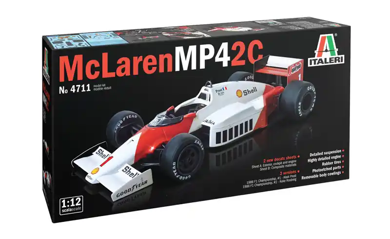 1 12 Italeri 4711 McLaren MP42C - Prost - Rosberg - Formula 1 Plastic Modelbouwpakket Betrouwbaar