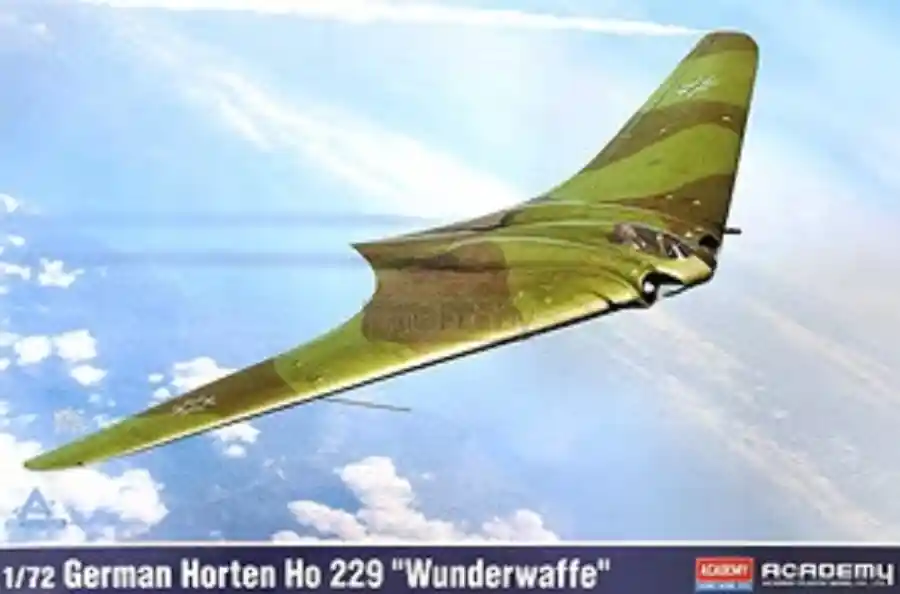 1 72 Academy 12583 German Horten Ho 229 - Wunderwaffe Plastic Modelbouwpakket Gecertificeerd