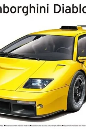 1 24 Aoshima 05899 Lamborghini Diablo GT Plastic Modelbouwpakket Superprijs
