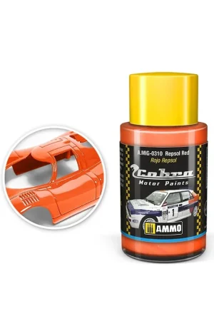 AMMO MIG 0310 Cobra Motor Paints - Repsol Red - Matt - Acryl - 30ml Verf potje Hete Deal