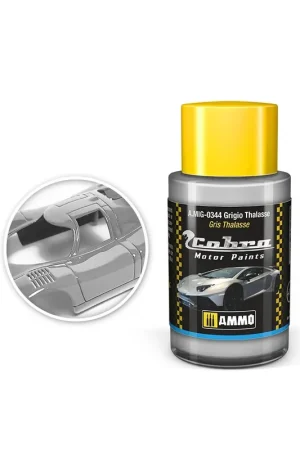 Weekendaanbieding AMMO MIG 0344 Cobra Motor Paints - Grigio Thalasse - Matt - Acryl - 30ml Verf potje