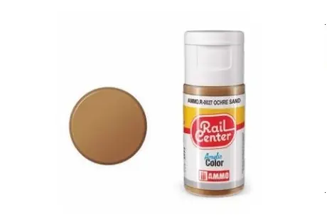 Uitverkoop AMMO MIG R0027 Rail Center - Ocher Sand - 15ml Verf potje