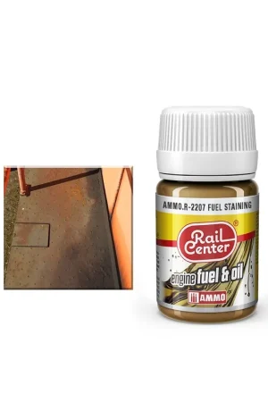 Tijdelijk Beschikbaar AMMO MIG R2207 Rail Center - Fuel Staining - Nature Effects - 35 ml Effecten potje