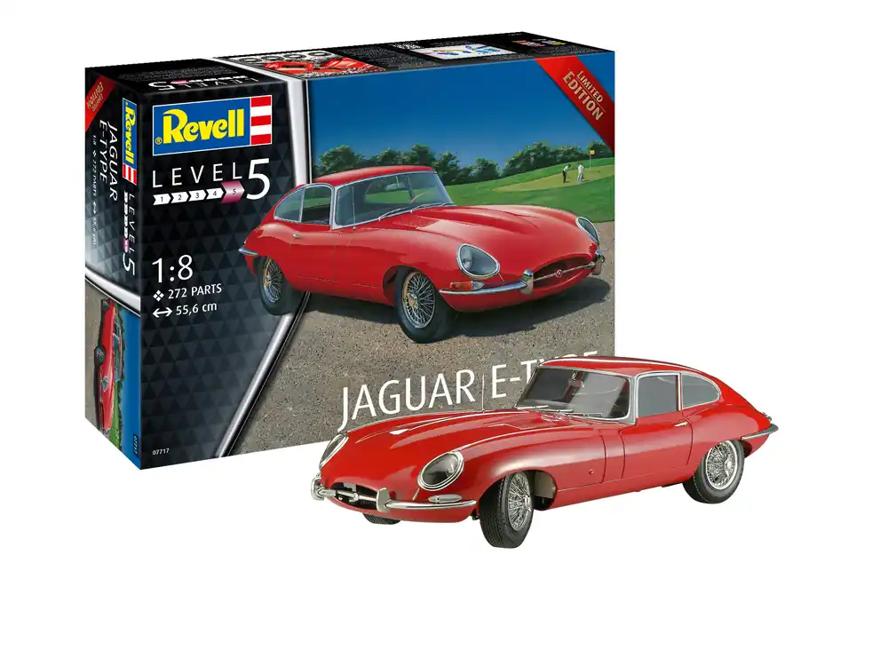 Finale Uitverkoop 1 8 Revell 07717 Jaguar E-Type - Oldtimer Plastic Modelbouwpakket