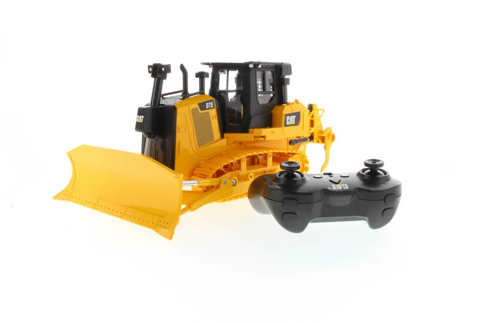 1 24 Carrera RC CAT D7E Track Type Tractor - Graafmachine RC Model Kant en Klaar Flitsaanbieding