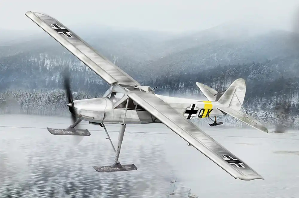 Gecertificeerd 1 35 HobbyBoss 80183 Fieseler Fi-156 C-3 Skiplane Plastic Modelbouwpakket
