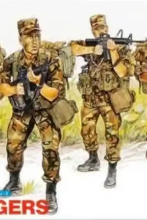 1 35 Dragon 3004 U.S. Rangers - Worlds Elite Force Series - Figuren Plastic Modelbouwpakket Uitverkoop