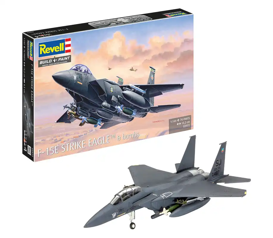 1 144 Revell 03972 F-15E Strike Eagle & bombs Plastic Modelbouwpakket Koop Online