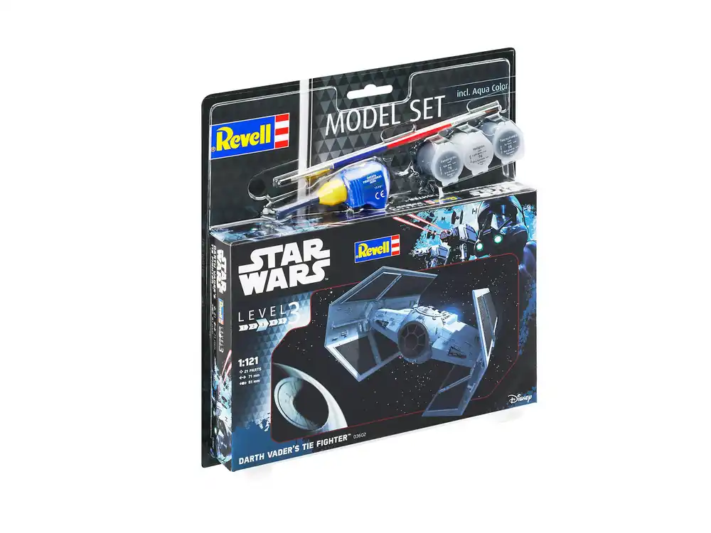 1 121 Revell 63602 Star Wars Darth Vaders TIE Fighter - Model Set Plastic Modelbouwpakket Koop Vandaag
