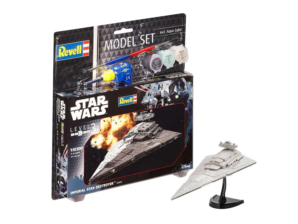 1 12300 Revell 63609 Star Wars Imperial Star Destroyer - Model Set Plastic Modelbouwpakket Bestseller
