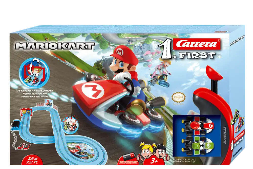Carrera FIRST Mario Kart - Mario vs. Luigi - Racebaan Racebaan Beperkte Voorraad