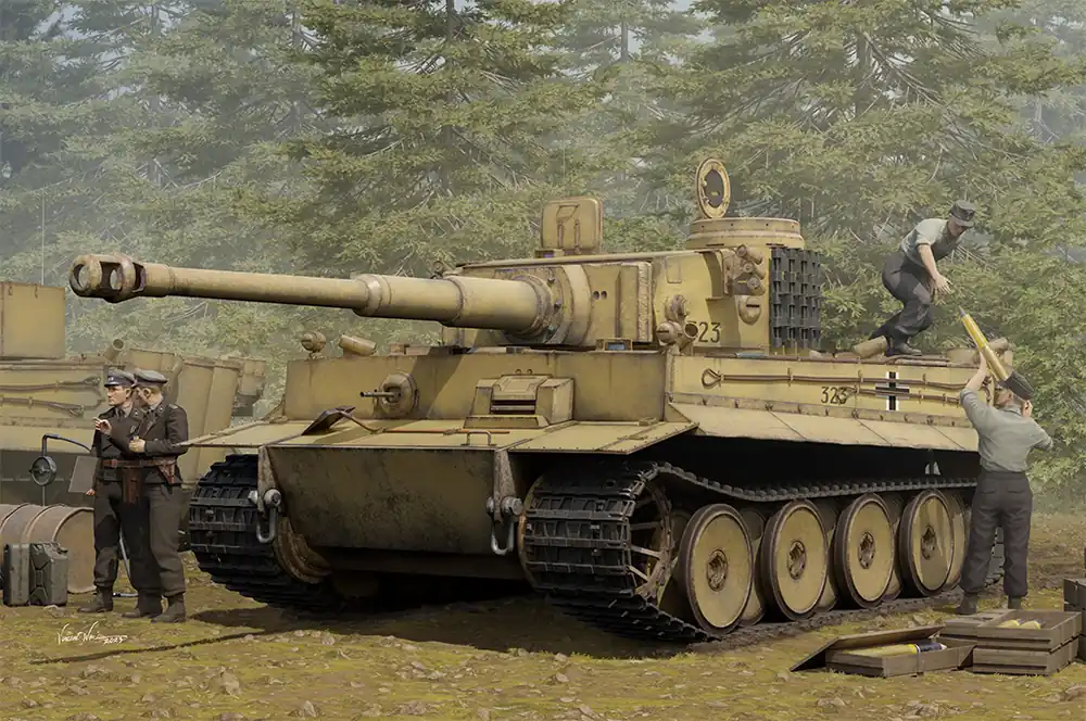 1 16 HobbyBoss 82607 Pz.Kpfw. VI Tiger I - Early - Tank Plastic Modelbouwpakket Nieuw