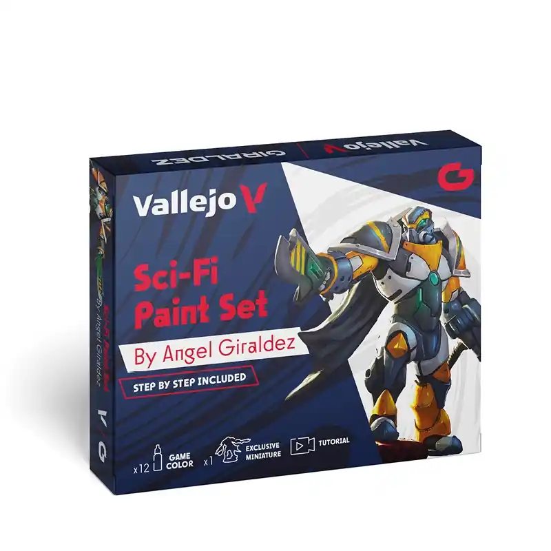 Exclusieve Aanbieding Vallejo 72313 Sci-Fi Paint Set by Angel Giraldez - Acryl Set Verf set