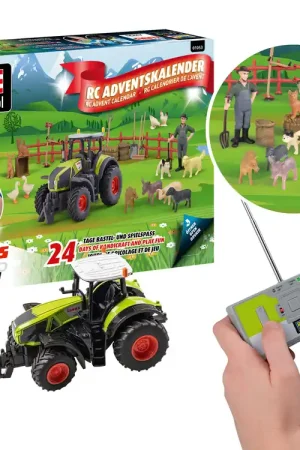 Weekendaanbieding 1 60 Revell 01053 RC Claas Axion 960 Tractor - Adventskalender RC Plastic Modelbouwpakket