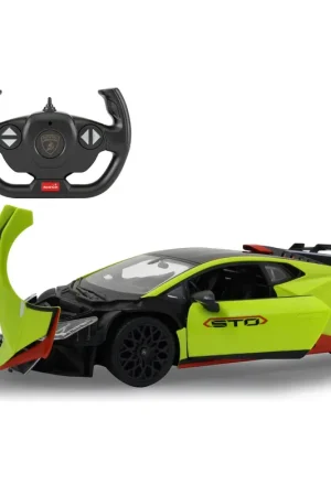 1 14 Jamara 402125 RC Sport Auto - Lamborghini Huracan STO - Groen RC Model Kant en Klaar Speciale Aanbieding