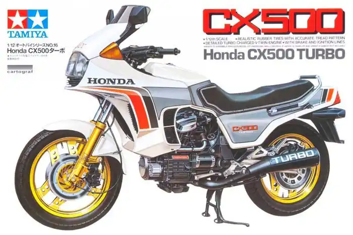 Uitverkoop 1 12 Tamiya 14016 Honda CX500 Turbo Motor Plastic Modelbouwpakket