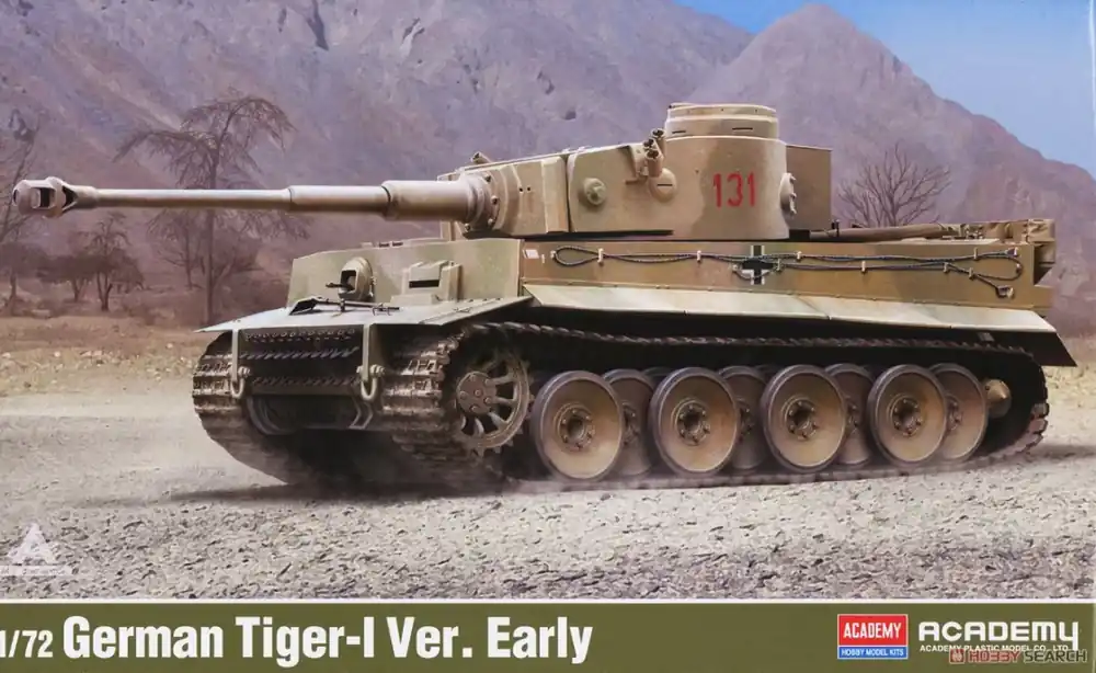 1 72 Academy 13422 Tiger I early Tank Plastic Modelbouwpakket Populair