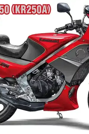 1 12 Hasegawa 21751 Kawasaki KR250 (KR250A) Red/Gray Color Plastic Modelbouwpakket Snelle Levering
