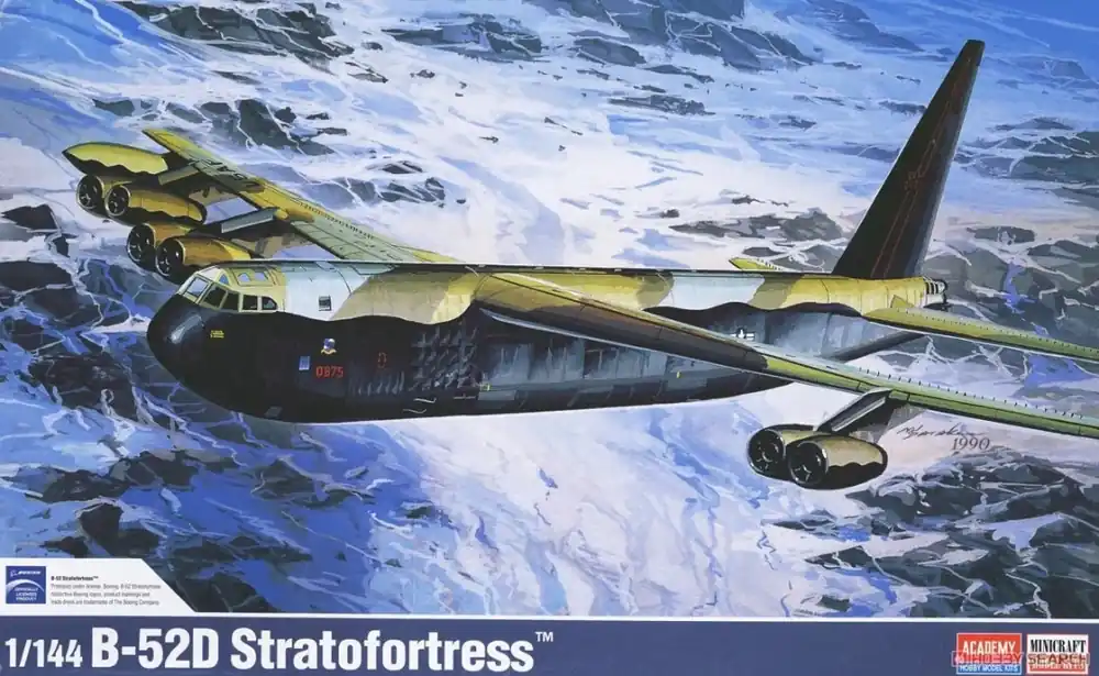 1 144 Academy 12632 B-52D Stratofortress Plane Plastic Modelbouwpakket Lage Prijs
