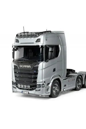 1 14 Tamiya 56373 RC Scania S770 V8 Truck 6X4 - Pre-painted Silver edition RC Plastic Modelbouwpakket Laatste Versie