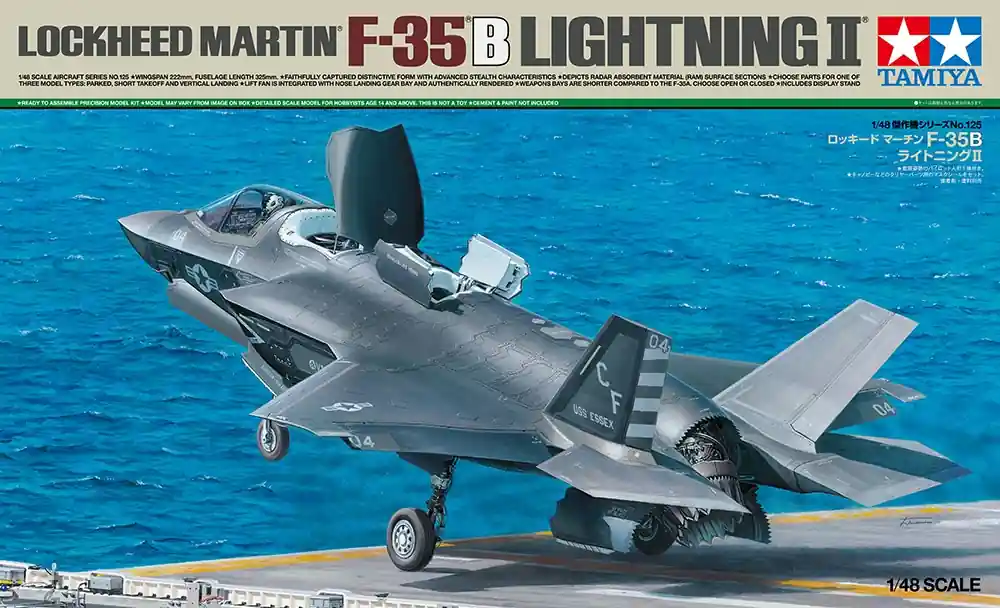 1 48 Tamiya 61125 Lockheed Martin F-35B Lightning II Plastic Modelbouwpakket Exclusieve Aanbieding
