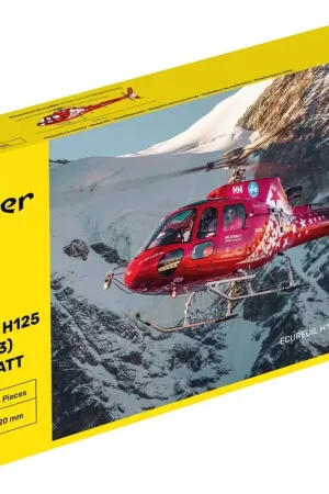 Dagaanbieding 1 48 Heller 80490 Heli Ecureuil H125 - AS 350 B3 - Air Zermatt Plastic Modelbouwpakket